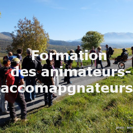 Formation des animateurs-accompagnateurs