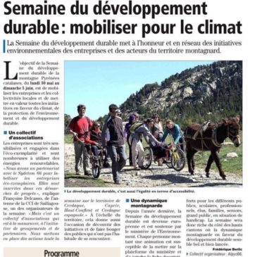 Semaine du développement durable 2016