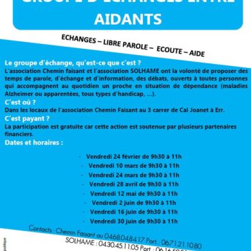 Groupe d’échange entre aidants